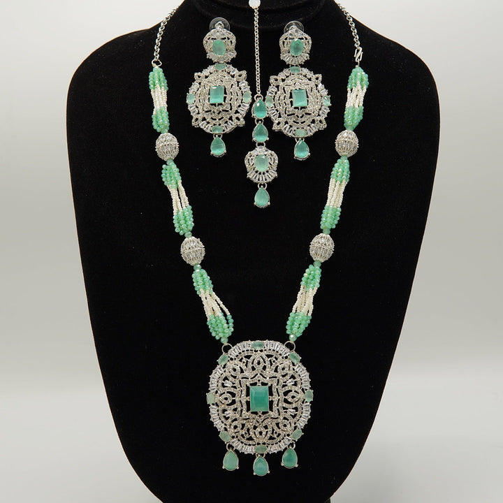 Zircons Tappers Precious Mala Set - tlmjewels